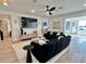 Stylish living room featuring modern decor, plush seating, and a spacious layout for comfortable living at 320 Palm Ne Is, Clearwater Beach, FL 33767