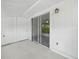 Balcony with sliding glass door access to interior at 3811 N Oak Dr # E62, Tampa, FL 33611