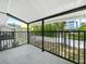 Balcony overlooks a green area at 3811 N Oak Dr # E62, Tampa, FL 33611