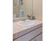 Vanity with sink in a well lit bathroom at 13473 Bruni Dr, Spring Hill, FL 34609