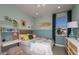 Charming bedroom with a unique headboard and plenty of natural light at 289 Vistera Blvd, Nokomis, FL 34275