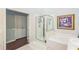 Bathroom featuring a shower, garden tub, and double vanity at 11519 Misty Isle Ln, Riverview, FL 33579