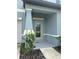 Close up of a home's front door, featuring a covered porch at 3522 N Maryland Ave, Plant City, FL 33565