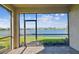 Relaxing screened patio with view of lake at 18019 Cherished Loop, Bradenton, FL 34211