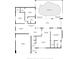 Detailed floor plan layout showing bedrooms, kitchen, living areas, bathrooms and large outdoor swimming pool at 1336 Roosevelt Dr, Venice, FL 34293