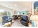 Comfortable living room with a plush sectional sofa and a large glass door offering natural light at 18149 Dillon Ave, Port Charlotte, FL 33954