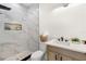 Bathroom featuring walk-in shower at 3508 E 11Th Ave, Tampa, FL 33605