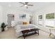 Bright main bedroom with lots of natural light and a walk-in closet for ample storage at 3508 E 11Th Ave, Tampa, FL 33605
