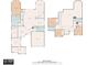 Complete two-story floor plan highlighting the room layouts of the home at 3033 Stonegate Falls Dr, Land O Lakes, FL 34638
