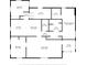 Detailed floor plan showing layout of bedrooms, bathrooms, kitchen, and living areas at 3703 Cooper Rd, Plant City, FL 33565