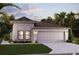 Charming single-story home featuring a two-car garage, well-manicured lawn, and welcoming curb appeal at 16848 Fiesta Dr, Port Charlotte, FL 33953