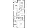 Detailed floor plan showcasing a spacious layout with three bedrooms, two bathrooms, and an open-concept living area at 16848 Fiesta Dr, Port Charlotte, FL 33953