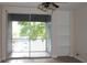 Balcony view with sliding glass doors and railing, perfect for enjoying the outdoors at 5613 Legacy Crescent Pl # 201, Riverview, FL 33578
