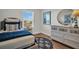 Comfortable bedroom with bright window, offering natural lighting and outdoor view at 13978 Emerald Fields Dr, Hudson, FL 34667