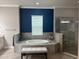 Bright bathroom showcasing a luxurious soaking tub and walk-in shower with modern fixtures at 16617 5Th E Ave, Bradenton, FL 34212