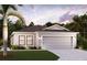 Charming single-Gathering home with manicured lawn and a two-car garage for convenient parking at 16866 Fiesta Dr, Port Charlotte, FL 33953
