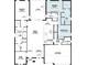 Detailed floor plan showcasing an open-concept layout with a primary suite, kitchen, great room, and garage at 18534 Foxtail Loop, Venice, FL 34293