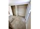 Walk-in closet with rod and shelf storage in a home at 5552 Pentail Cir, Tampa, FL 33625