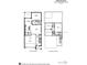 Floor plan showcases the layout of a two-story home including bedrooms, kitchen, Gathering room, lanai, and garage at 7930 Chandler Lake Ct, Hudson, FL 34667