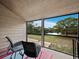 Screened patio with backyard views at 233 Snyder Dr, Venice, FL 34292