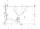 A detailed property plot map outlining the home, driveway, and acreage at 233 Snyder Dr, Venice, FL 34292