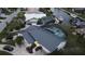 House with a pool and a canal view from above at 975 Coronado Dr, Punta Gorda, FL 33950
