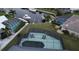 Screened in rectangular pool with lounge chairs at 975 Coronado Dr, Punta Gorda, FL 33950
