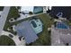 Home with a screened in pool and canal view at 975 Coronado Dr, Punta Gorda, FL 33950