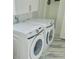 Bright laundry room with Samsung washer and dryer at 4229 Floramar Ter, New Port Richey, FL 34652