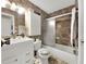 Clean bathroom with updated fixtures and vanity at 2701 Hidden Lake N Dr # F, Sarasota, FL 34237