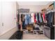 Walk in closet with ample shelving and hanging space for clothes and shoes at 7104 Wiseman Run Dr, Ruskin, FL 33573