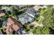 An aerial view of a house with a pool and a large backyard at 2228 Valrico Forest Dr, Valrico, FL 33594