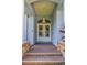 Elegant entryway with double doors and brick flooring, offering a welcoming atmosphere at 2228 Valrico Forest Dr, Valrico, FL 33594