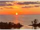 Beautiful sunset view over calm waters at 6009 Sea Ranch Dr # 301, Hudson, FL 34667
