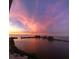 Stunning sunset over the water with beautiful sky colors at 6009 Sea Ranch Dr # 214, Hudson, FL 34667
