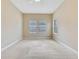 Bright bedroom featuring neutral walls, carpeting, and ceiling fan at 1005 Sonesta Ave, Brandon, FL 33511