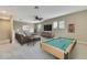 Game room featuring a pool table and comfortable seating at 1005 Sonesta Ave, Brandon, FL 33511