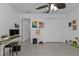 Bedroom with built-in workspace and double closet at 18482 Holly Ave, Port Charlotte, FL 33948