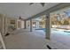 Spacious covered patio with pool view at 18482 Holly Ave, Port Charlotte, FL 33948