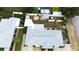 Overhead view of the property showing the house and backyard at 1801 40Th N St, St Petersburg, FL 33713
