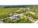 This aerial view shows the homes in the neighborhood at 8489 Topeka Cir, Port Charlotte, FL 33981
