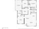 Floor plan showing a 3 bedroom, 2 bathroom house at 304 W Fern St, Tampa, FL 33604