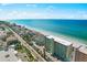Aerial view of beachfront building and surrounding area at 20000 Gulf Blvd # 707, Indian Shores, FL 33785