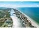 Aerial view of coastline, highlighting property location at 20000 Gulf Blvd # 707, Indian Shores, FL 33785