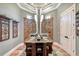 Modern bathroom with double vanities, walk-in shower, and stylish fixtures at 6918 Belmont Ct, Lakewood Ranch, FL 34202