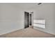 Bedroom with natural light, neutral carpet, and white trim at 407 Belvedere Oval, Temple Terrace, FL 33617