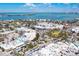 Beautiful aerial view of property close to St. Armands Circle at 115 N Blvd Of The Presidents, Sarasota, FL 34236