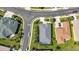 Aerial view of the home with a private pool, lush landscaping, and a spacious backyard at 2640 Suncoast Lakes Blvd, Punta Gorda, FL 33980