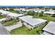 Aerial view of single story home featuring well-manicured landscaping and a clean, modern exterior at 6522 11Th W Ave, Bradenton, FL 34209