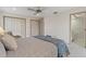 Bright, large bedroom featuring multiple closets and connecting en-suite bathroom at 6522 11Th W Ave, Bradenton, FL 34209